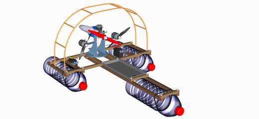 用矿泉水瓶做的玩具小船艇3D数模图纸 STP格式缩略图